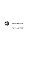 HP EliteBook 8570p HP Notebook Reference Guide