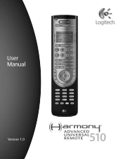 Logitech Harmony 510 User Manual