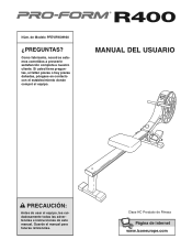 ProForm R400 Rower Spanish Manual