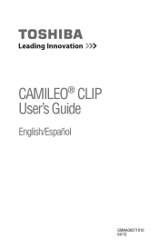 Toshiba Clip Camcorder - Red User Guide