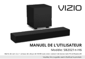 Vizio SB2021n-H6 Manuel de l Utilisateur