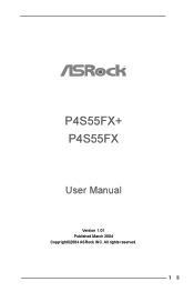 ASRock P4S55FX User Manual