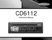 Audiovox cd6112 Instruction Manual