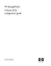 HP Cisco MDS 9120 HP StorageWorks C-Series iSCSI Configuration Guide (AA-RW7PE-TE, December 2006)