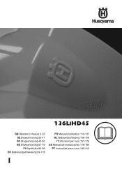 Husqvarna 136LiHD45 Owners Manual