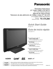 Panasonic TC37LZ85 37' Lcd Tv - Spanish