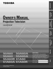 Toshiba 55A60 Owners Manual