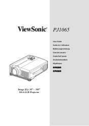 ViewSonic PJ1065-2 User Guide