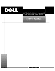 Dell Optiplex Dell OptiPlex GX1/GX1p Managed PC and
OptiPlex NX1 Net PC Systems Service Manual