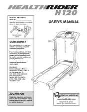 HealthRider Q 400 Treadmill English Manual