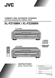 JVC XL-FZ258BK Instructions