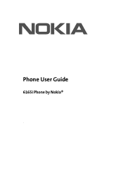 Nokia 6165i Nokia 6165i User Guide in English