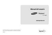 Samsung SPH-M900 User Manual (user Manual) (ver.f11) (Spanish)