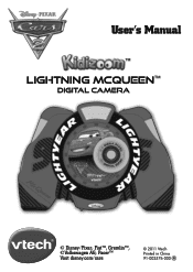 Vtech Kidizoom Lightning McQueen Digital Camera User Manual