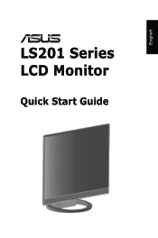 Asus LS201D Quick Start Guide