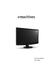 eMachines E193HQV User Manual