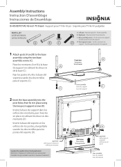 Insignia IS-HDPLTV42 Assembly Manual (English)