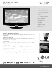 LG 32LB9D Specification (English)