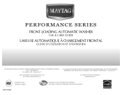 Maytag MHWE900VW Use and Care Manual