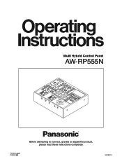 Panasonic AWRP555N AWRP555N User Guide