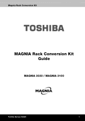Toshiba Magnia 3100 Conversion Instructions