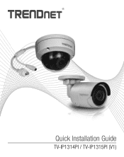 TRENDnet TV-IP1314PI Quick Installation Guide