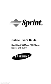 Samsung SPH-A500I User Manual (user Manual) (ver.f1) (English)