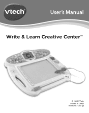 Vtech Write & Learn Creative Center User Manual