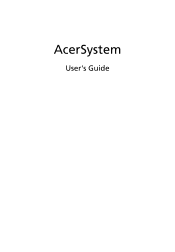 Acer Veriton L460 Acer Aspire L3600 & Veriton L460 Users Guide EN