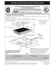 Electrolux E36EC75HSS Installation Instructions