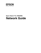 Epson Stylus Pro 9890 Network Guide