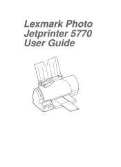 Lexmark 5770 Photo Jetprinter User Guide