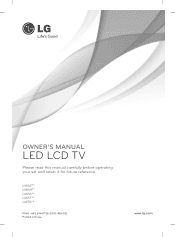 LG 42LM6700 User Manual