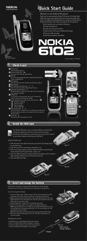 Nokia 6102 Nokia 6102 Cingular Quick Start Guide US English