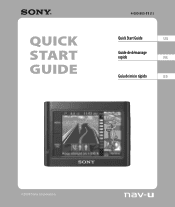 Sony NV-U44/R Quick Start Guide