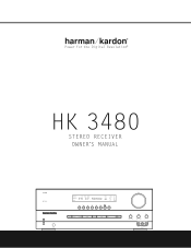 Harman Kardon HK 3480 Owners Manual