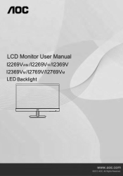 AOC i2769Vm User's Manual_i2769Vm