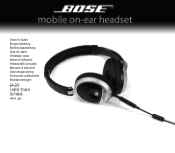 Bose Mobile On-ear Owner's guide