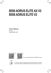 Gigabyte B550 AORUS Elite AX V2 User Manual