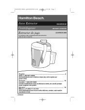 Hamilton Beach 67800T Use & Care