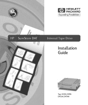 HP C1593B HP SureStore DAT Internal Tape Drive Installation Guide
