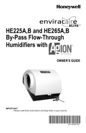 Honeywell HE265A Owner's Manual