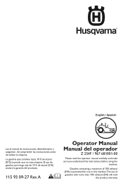 Husqvarna Z254F Owner Manual
