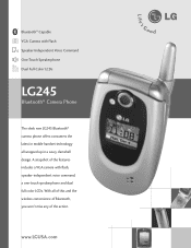 LG LG245 Data Sheet