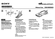 Sony CKM-NWZE450 Operating Instructions