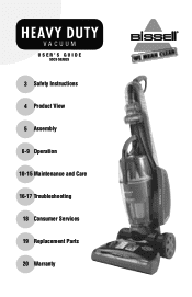 Bissell Heavy Duty Vacuum 50C9 User Guide - English