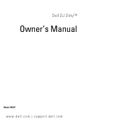 Dell DJ Ditty Owners Manual