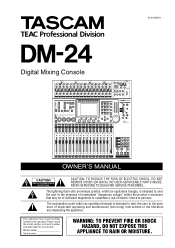 TASCAM DM-24 Installation and Use Owners Manual