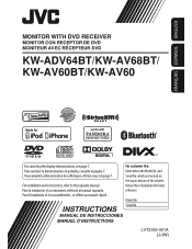 JVC KW-AV60 Instruction Manual