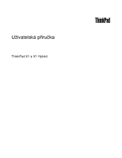 Lenovo ThinkPad X1 (Czech) User Guide